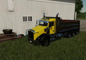Kenworth T800 Dump Truckверсия 1.0.0.3 для Farming Simulator 2022