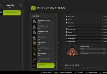 All productions in oneверсия 2.1.0.0 для Farming Simulator 2025