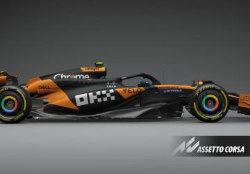 VRC Formula Alpha 2024 MCL39 Liveryверсия 1.1 для Assetto Corsa