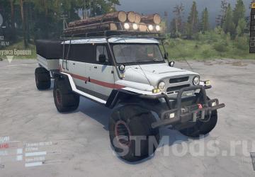 Колеса от вездехода Медведьверсия 1.0 для Spintires: MudRunner (v07.08.19)