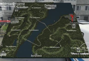 Карта «Дикая дорога 2»версия 1.0 для SpinTires (v03.03.16)