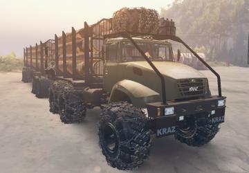 Краз-M16.1X Сортиментовозверсия 06.03.18 для SpinTires (v03.03.16)