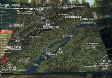Карта «Таёжный перевал»версия 2.0 для SpinTires (v03.03.16)