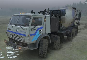 КамАЗ-6351 «Мустанг» Лесовозверсия 26.02.18 для SpinTires (v03.03.16)