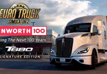 Kenworth T680 2022версия 1.0 для Euro Truck Simulator 2 (v1.49.x)