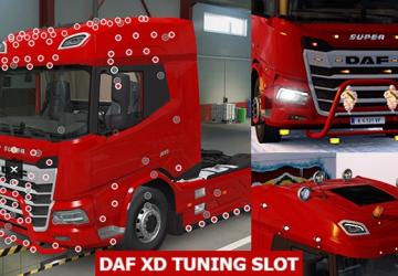DAF XD Accessory Addon Slotsверсия 1.0 для Euro Truck Simulator 2 (v1.49.x)