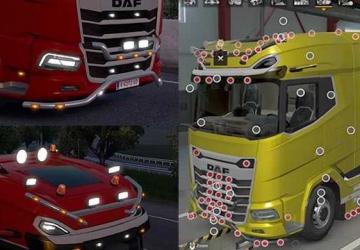 DAF 2021 Accessory Addon Slotsверсия 1.5 для Euro Truck Simulator 2 (v1.49.x)