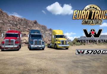 Western Star 5700XEверсия 1.1.6 для Euro Truck Simulator 2 (v1.49.x)