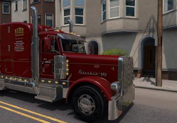 Скин для Peterbilt-389 «Брат-2»версия 1.0 для American Truck Simulator (v1.0.x, - 1.35.x)