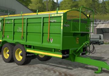 Broughan Silage/Grain Trailerверсия 1.1 для Farming Simulator 2017 (v1.5.x)