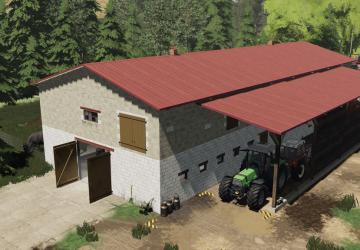 Cowshed With Garageверсия 1.0.0.0 для Farming Simulator 2019