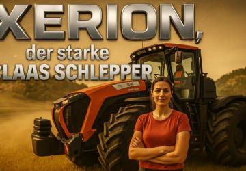CLAAS Xerion 12версия 1.0.0.0 для Farming Simulator 2025