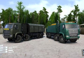Пак Kamaz 6560версия 1 для Spintires: MudRunner (v07.08.19)