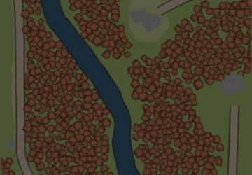 Карта «Два брода у одной реки»версия 0.1 для Spintires: MudRunner (v07.08.19)