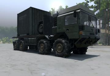 MAN  T.B.T HX80 HPверсия 20.02.18 для SpinTires (v03.03.16)