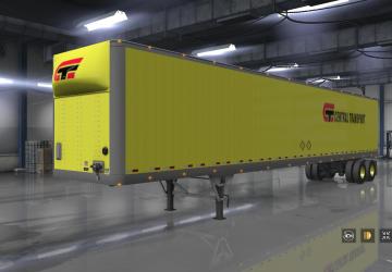 Скин «Central Transport» для своего прицепаv1.0 для American Truck Simulator (v1.32.x, - 1.34.x)