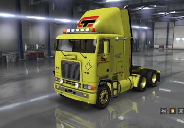 Скин «Central Transport» для Freightliner FLBv1.0 для American Truck Simulator (v1.32.x, - 1.34.x)