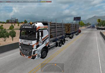 Volvo FH16 2012 + Trailersверсия 1.0 для American Truck Simulator (v1.32.x, - 1.34.x)