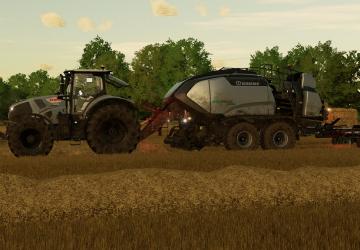 Krone BigPack 1290 HDP VC StrawHarvest Addonv1.1.0.0 для Farming Simulator 2022
