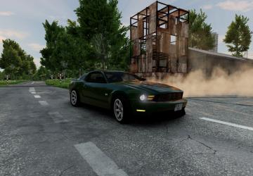 Ford Mustang Vверсия 1.0 для BeamNG.drive (v0.27.x)
