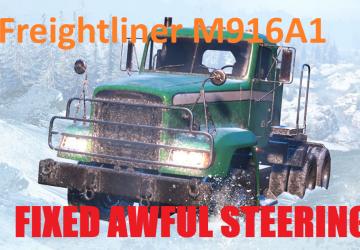 Freightliner m916a1 Steering Fixверсия 1.0 для SnowRunner