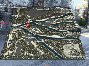 Карта «Долина: зима»версия 1.0 для SpinTires (v03.03.16)
