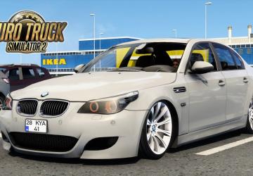 Bmw M5 E60версия 1.5 для Euro Truck Simulator 2 (v1.48.x)
