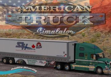 Пак из 50 скинов для Volvo VNLверсия 2.0 для American Truck Simulator (v1.32.x, - 1.35.x)