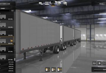 Triple Trailers Configurationsверсия 1.0 для American Truck Simulator (v1.32.x, - 1.34.x)