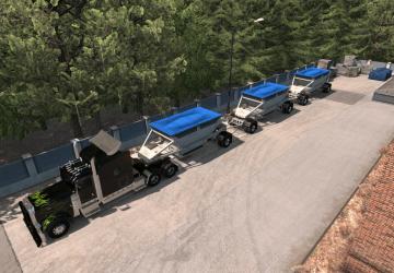 Dump Bottom Tripleверсия 1.0 для American Truck Simulator (v1.32.x, - 1.34.x)