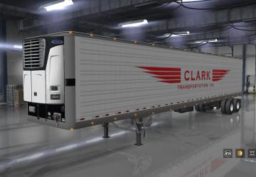 Скин «Clark Transportation» для своего прицепаv1.0 для American Truck Simulator (v1.32.x, - 1.34.x)