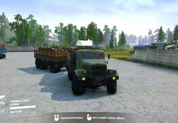 Краз-255Бверсия 1.0 для Spintires: MudRunner (v10.06.19)