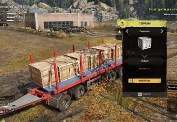 Spare parts in trailersверсия 1 для SnowRunner