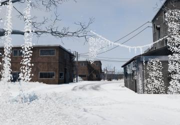 Карта «Industrial Site Snowy»версия 1.1 для BeamNG.drive (v0.27.x)