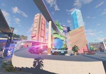 Карта «Cyberpunk»версия 1.3.3 для BeamNG.drive (v0.27.x)