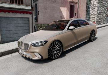 Mercedes-Benz W223/Z223 Maybach (2022)версия 1.0 для BeamNG.drive (v0.27)
