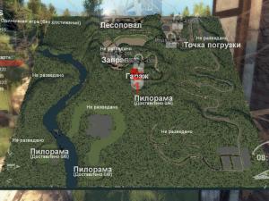 Карта «Лес»версия 1.0 для SpinTires (v03.03.16)