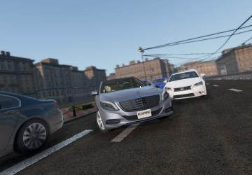 Mercedes-Benz S Class W222версия 1.0 для BeamNG.drive