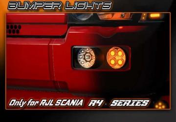 New Era Bumper lights Scania RJL 4 Seriesv1.0 для Euro Truck Simulator 2 (v1.48.x, 1.49.x)