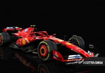 Grand Prix 2024 SF-24 EVOверсия 1.0 для Assetto Corsa