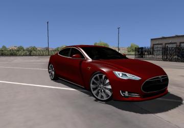 Tesla Model Sверсия 1.0 для American Truck Simulator (v1.33.x, - 1.36.x)
