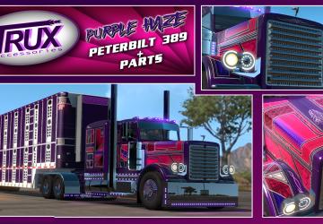 Trux Purple Haze Skin & Parts+lightsверсия 1.0 для American Truck Simulator (v1.33.x, 1.34.x)