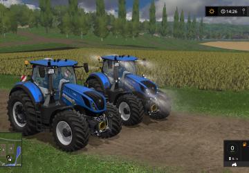 New Holland T7 HDверсия 1.0 для Farming Simulator 2017 (v1.5.x)