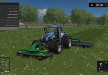 John Deere F35R и R990R Mowersверсия 1.0.0.0 для Farming Simulator 2017 (v1.5.3)