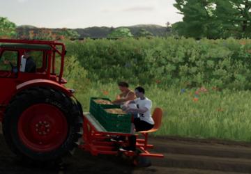 Classic 2-row potato planterверсия 1.0.0.0 для Farming Simulator 2022