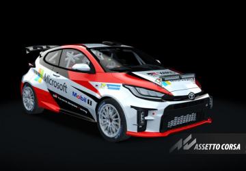 Toyota Yaris GR Rally 2версия 1.0 для Assetto Corsa