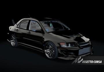 Mitsubishi Lancer Evolution IX Touge s1версия 1.0 для Assetto Corsa