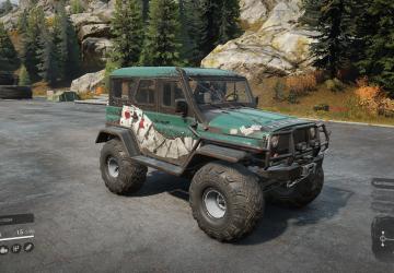 Khan 39 Marshallверсия 2.0 для SnowRunner (v4.7)