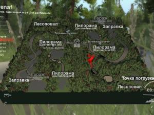 Карта «Арена 1»версия 0.1 для SpinTires (v03.03.16)