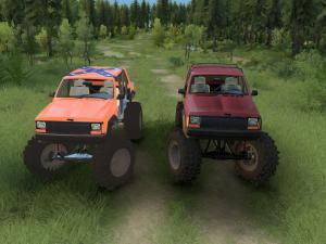 Jeep Cherokee Chopped Red / Rebelверсия 23.01.18 для SpinTires (v03.03.16)